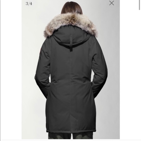 Canada Goose Victoria Parka Womens Large Graphite - Picture 6 of 8